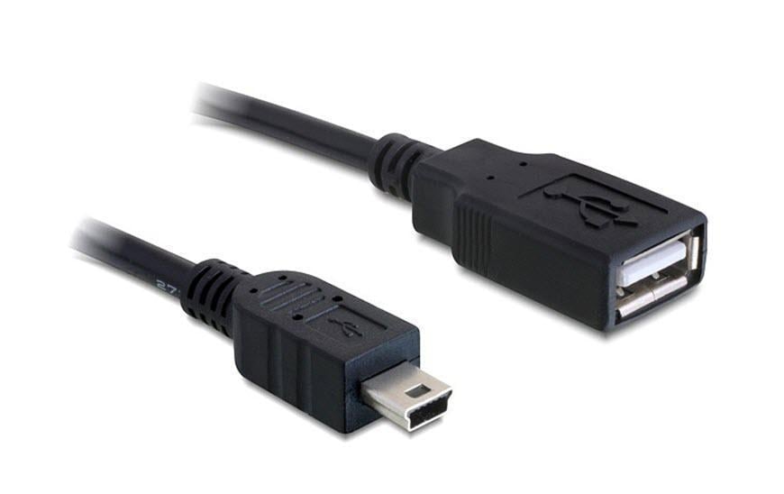 USB Kabel 0.5m A-Buchse auf MiniB-Stecker