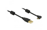 USB2.0 Micro-Kabel,1m, A-MicroB, Schwarz