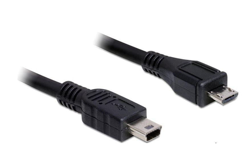 USB2.0 Micro-Kabel, 1m, Mini-B - Micro-B
