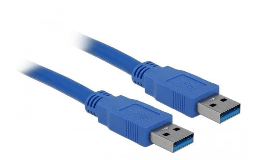USB3.0 Kabel, 2m, A-A, Blau