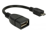 USB OTG (On the Go), A-MicroB, 15cm