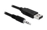 Delock 1.8m USB-Seriel TTL Kabel, Klinke 3P