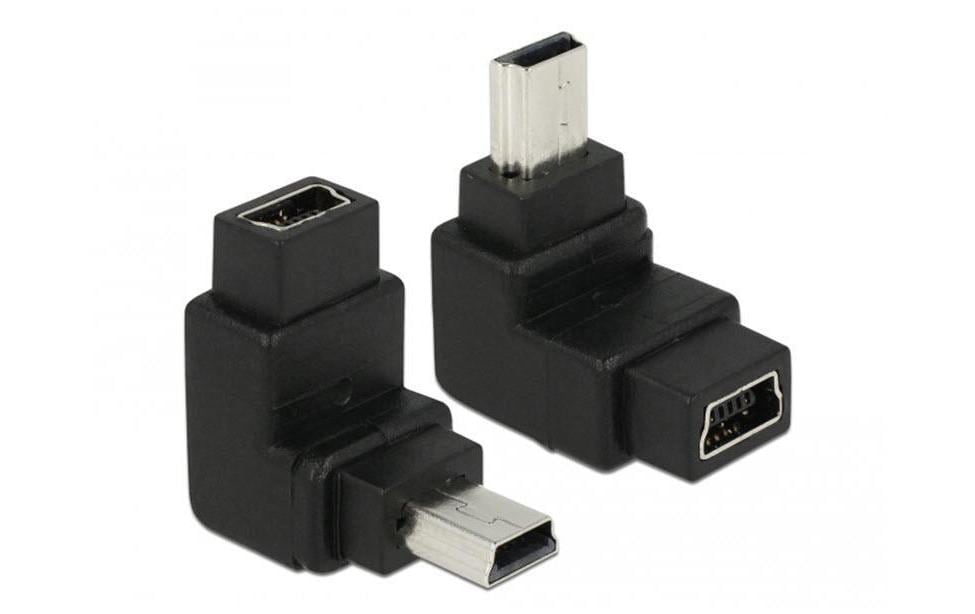 USB Adapter Mini-B zu Mini-B, 90° gewinkelt