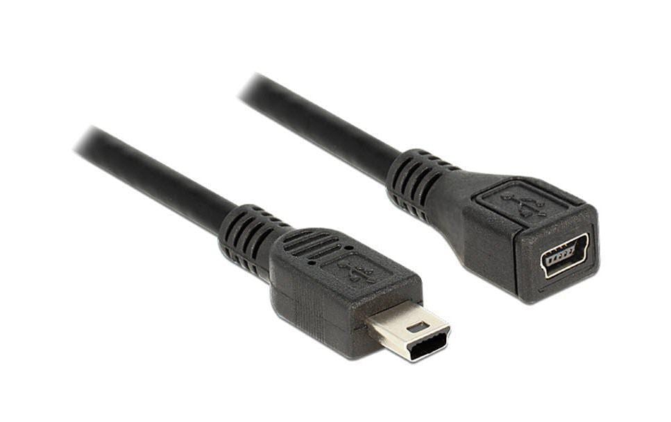 USB2.0-Verlängerungskabel MiniB-MiniB, 1m