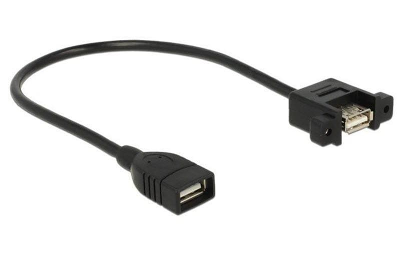 Delock, USB 2.0-Einbaukabel USB A - USB A