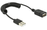 USB2.0 Verlängerungskabel A-A, schwarz