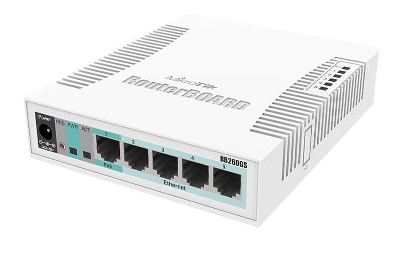 MikroTik RB260GS: 5 Port Smart Switch