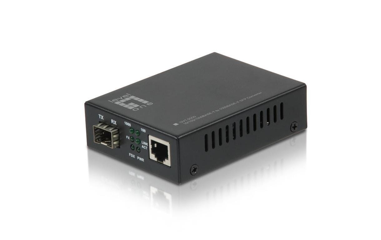 LevelOne GVT-2000: Media Konverter RJ45-SFP