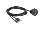 Delock USB Kabel, Einbaubuchsen, Klinken