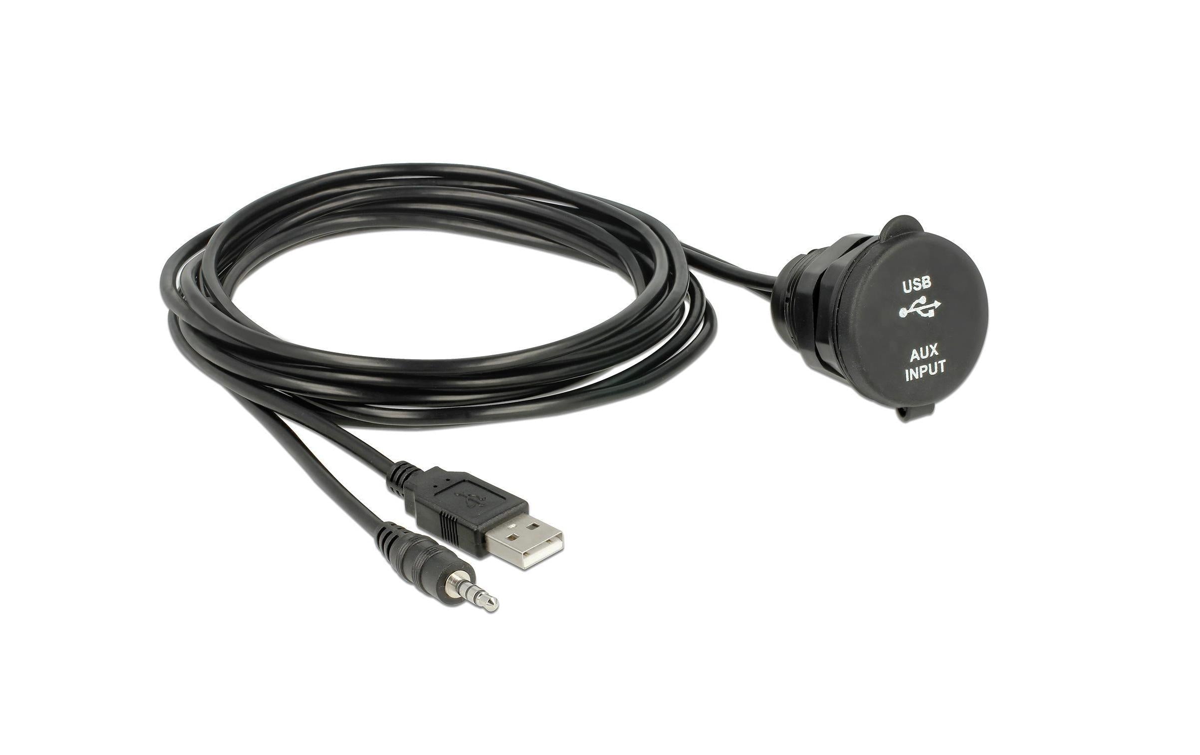 Delock USB Kabel, Einbaubuchsen, Klinken