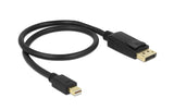 Delock Mini-DP auf DP,50cm,V1.2, 4K support
