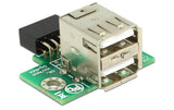 Delock USB Buchse zu 9 Pin Pfostenbuchse
