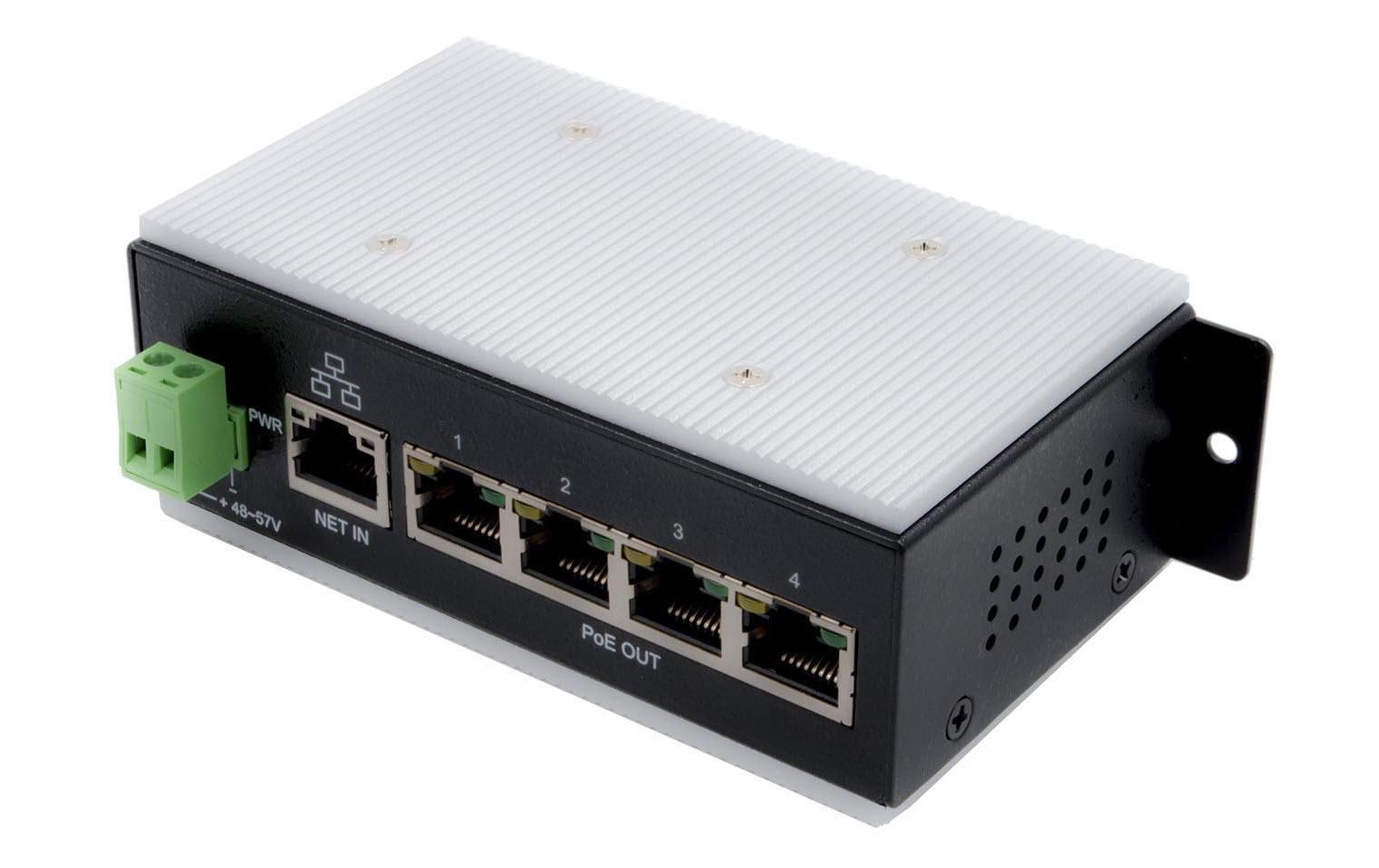 EXSYS EX-6100PoE, 5-Port Gigabit Injektor