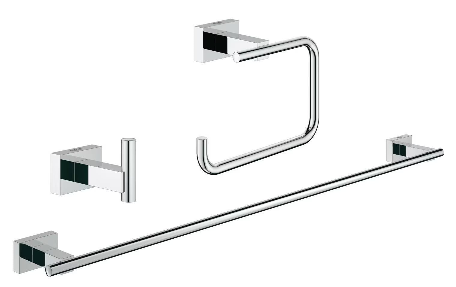 GROHE Essentials Cube Bad Set 3 in 1