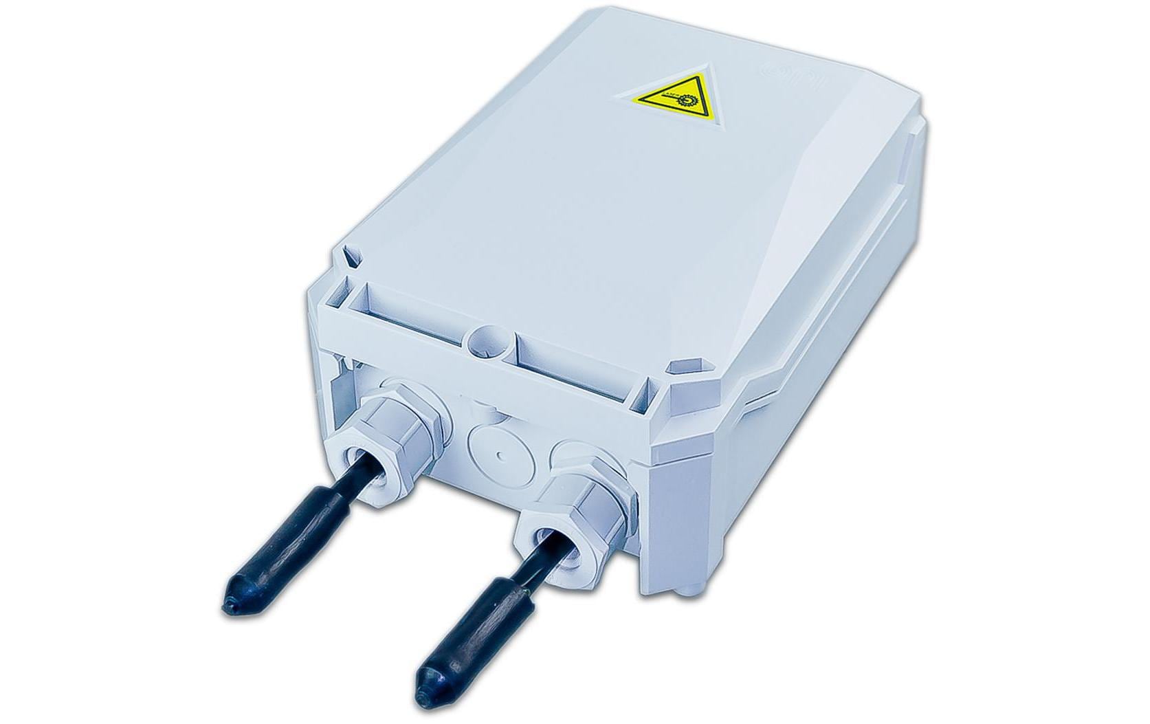 IP55 Patch-/Spleissbox klein, 4 Kassetten