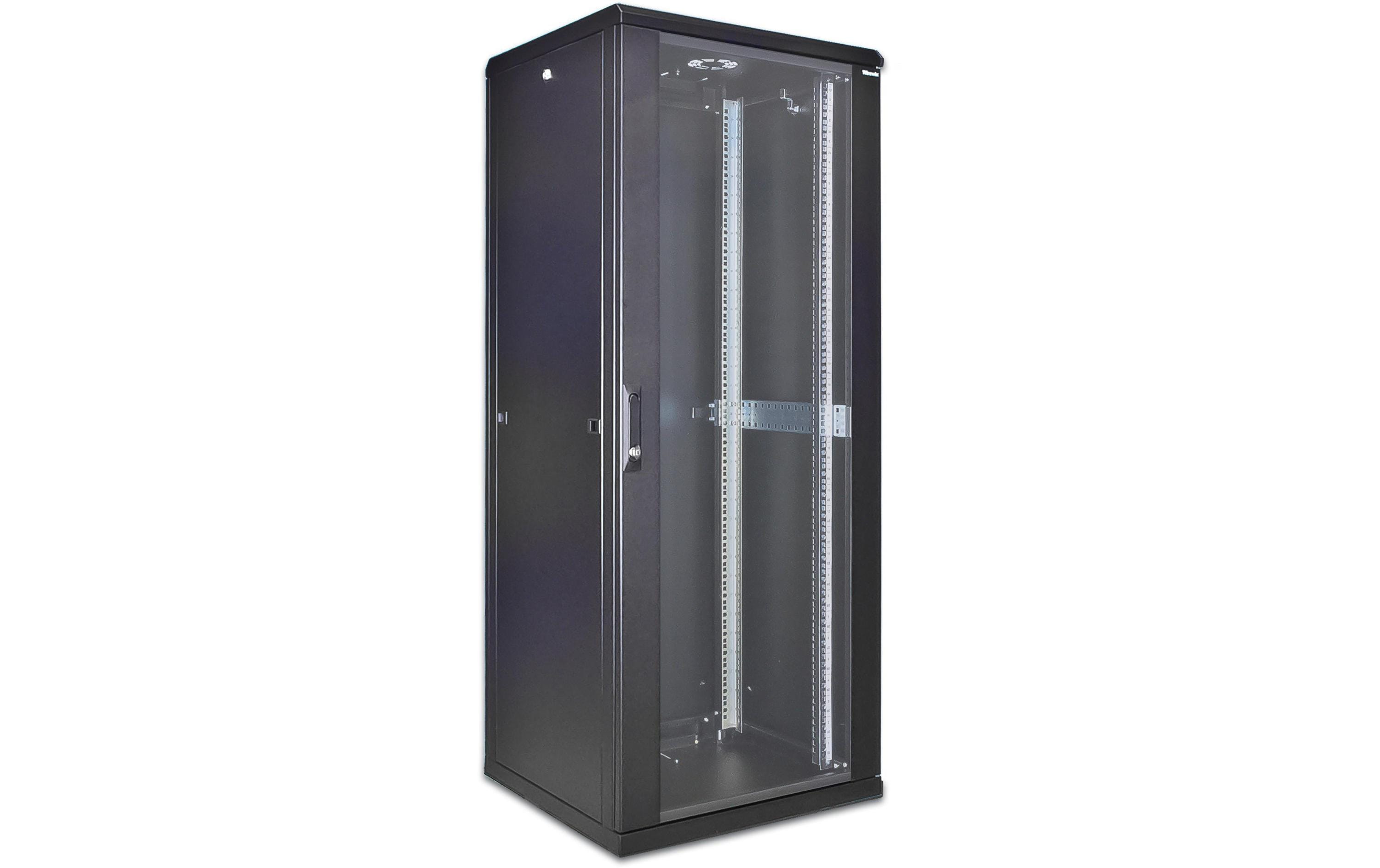 Wirewin Netzwerkschrank, 22HE / Schwarz