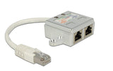 Delock RJ45 ISDN Anschlussverdoppler 2xISDN