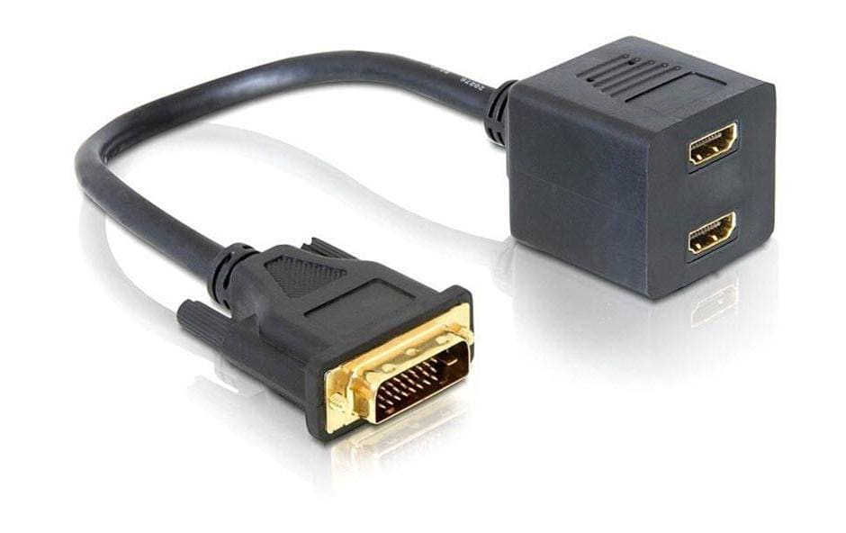 Delock Monitorsplitter DVI-D zu 2xHDMI