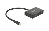 Mini-Displayport zu 2xHDMI Splitter, 4K