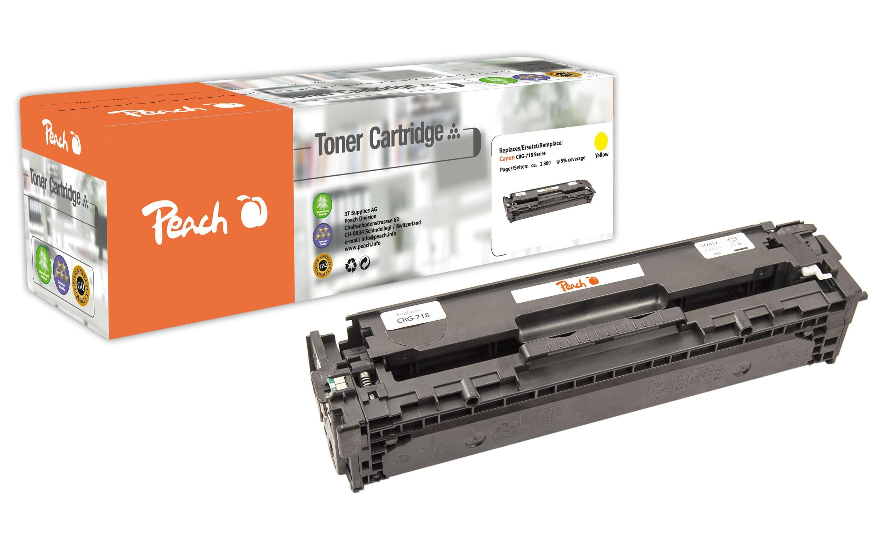 Peach Toner Canon CRG-718Y