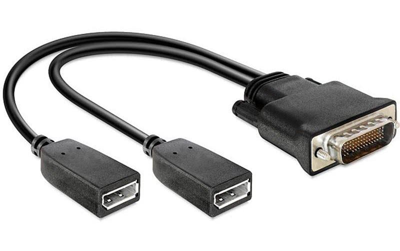 Delock DMS-59 zu 2x DP Adapter, 20cm