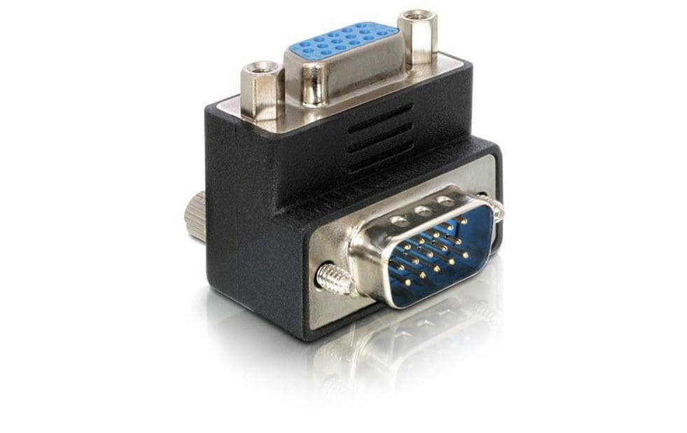 Adapter VGA Stecker auf VGA Buchse 90°
