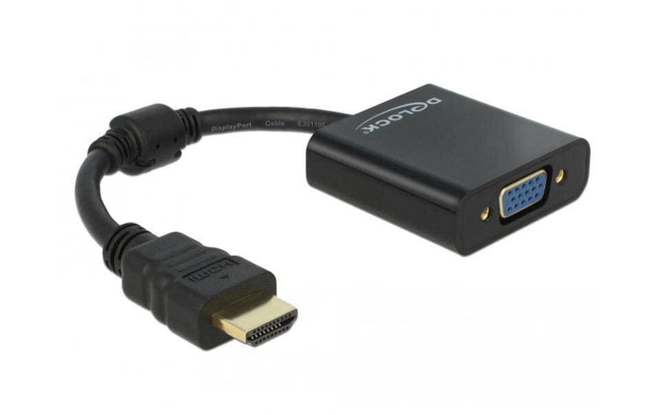 Monitoradapter HDMI-A zu VGA-Bu schwarz