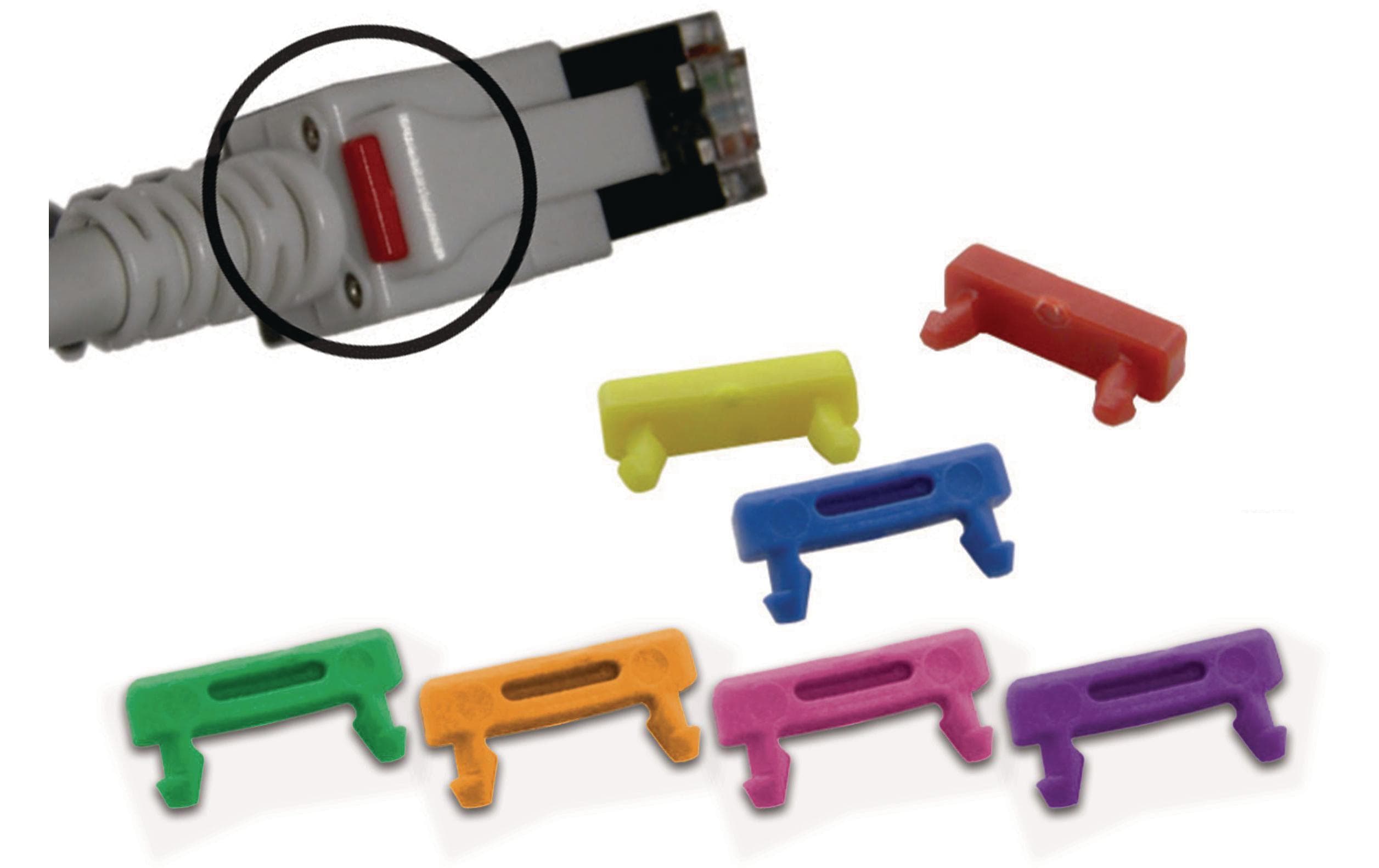Wirewin LED Patchkabel Farbclip: gelb
