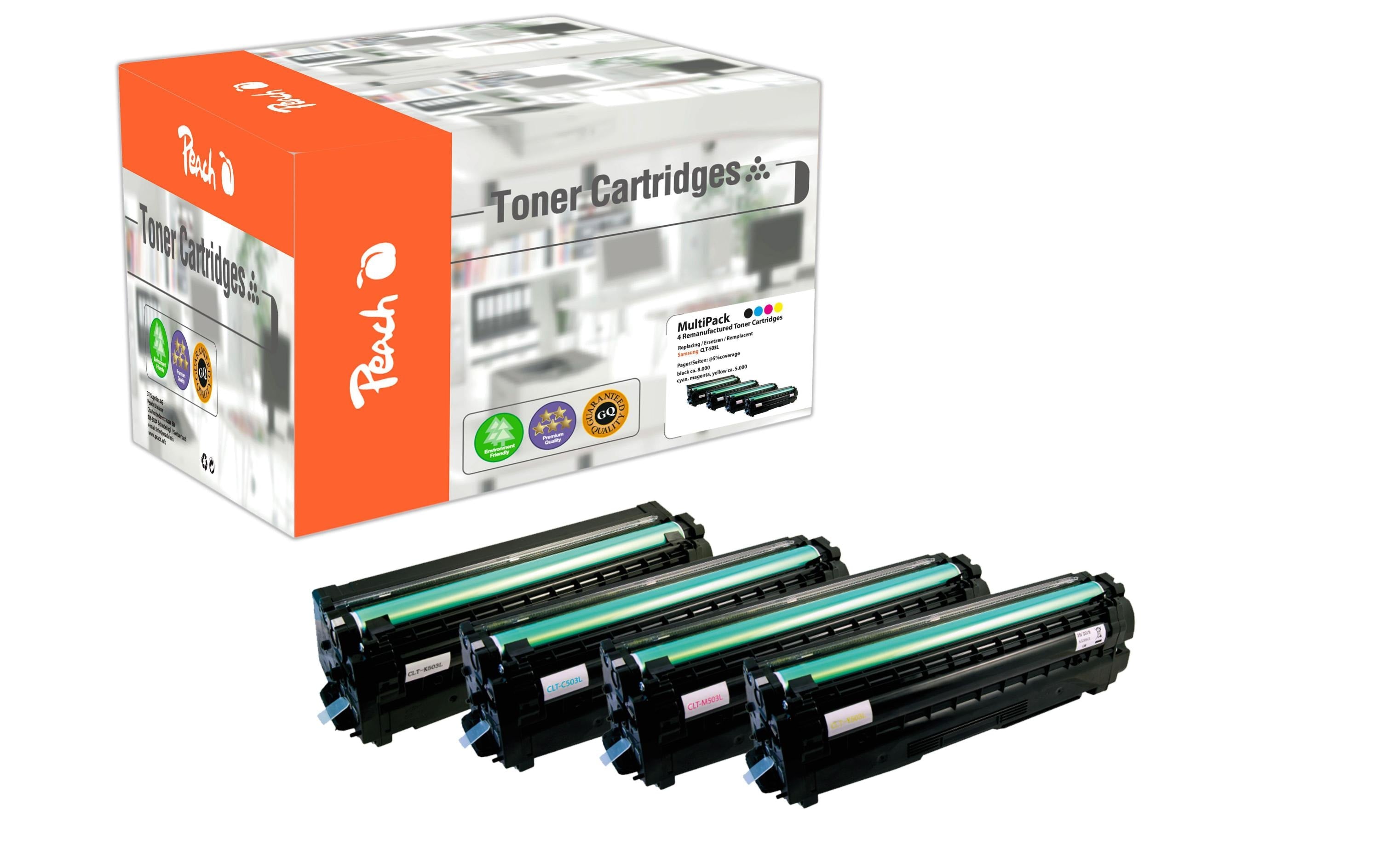 Peach Toner Samsung CLT-503L MultiPack