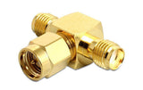 SMA-Stecker zu 2xSMA-Buchse