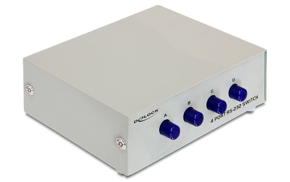 Delock DB9 Switchbox 4Port manuell