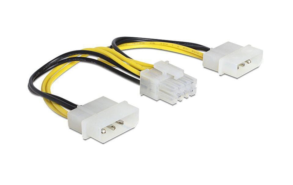 Kabel Stromversorgung 2x5.25 auf 1xEPS 8Pol