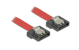 Delock SATA-3 Kabel 20 cm, Metall Clip