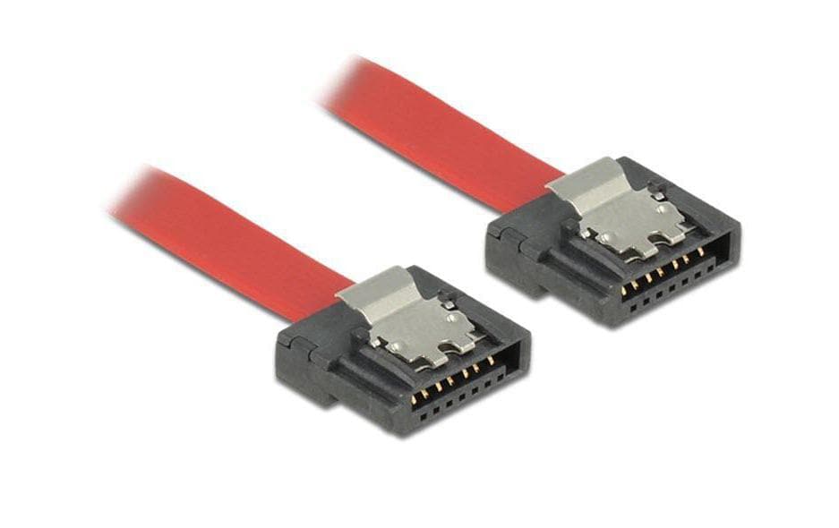 Delock SATA-3 Kabel 30 cm, Metall Clip