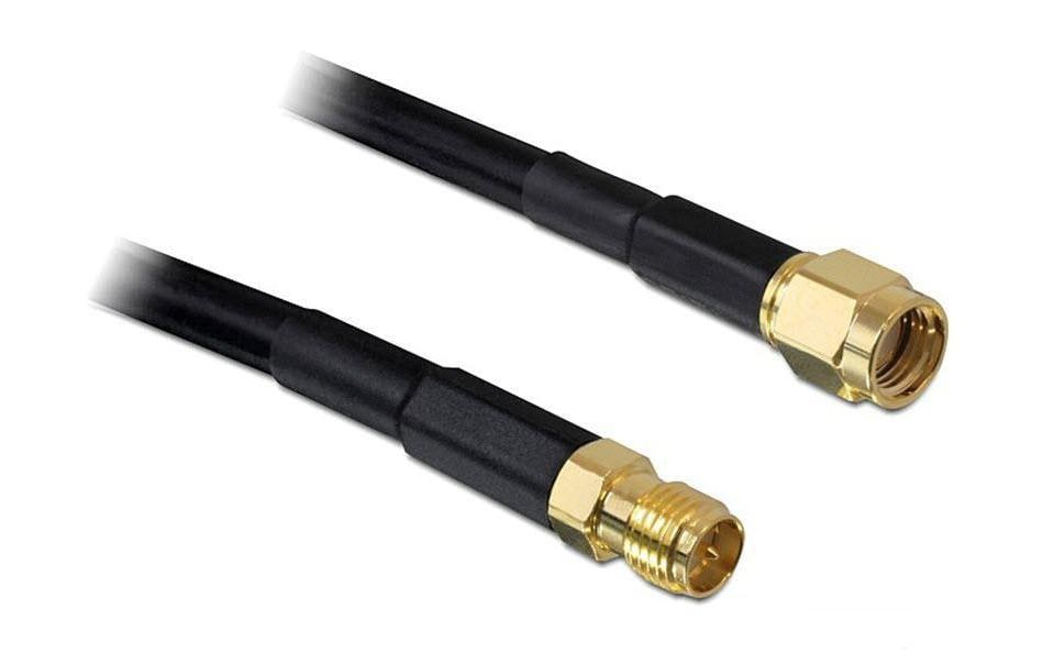 Delock, Antennenkabel RP-SMA zu RP-SMA, 10