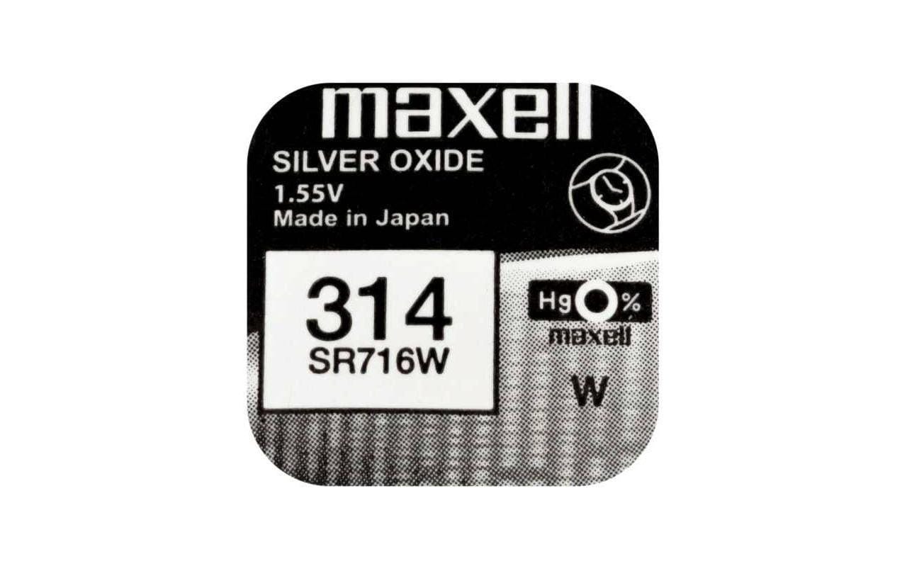 MaxellKnopfzelle SR716W, 10er Pack