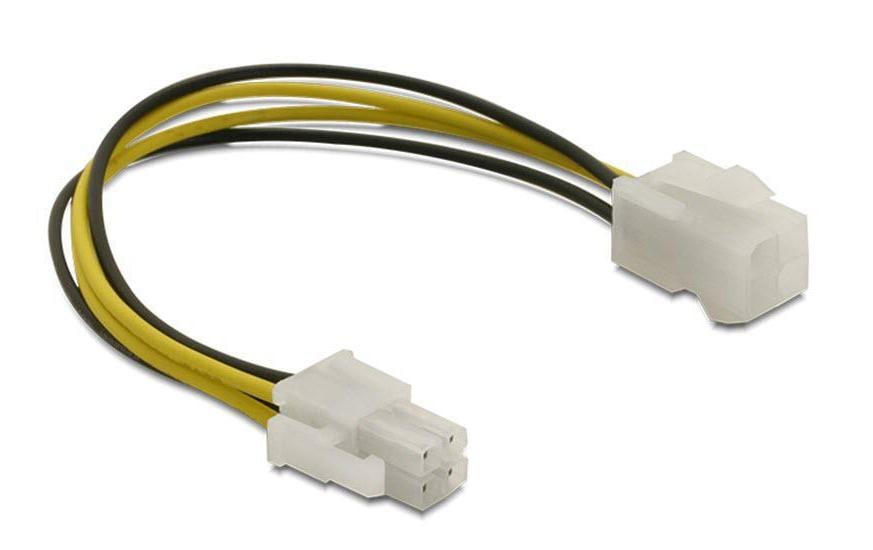 P4 4Pin Stecker auf 4Pin Buchse Kabel, 15cm