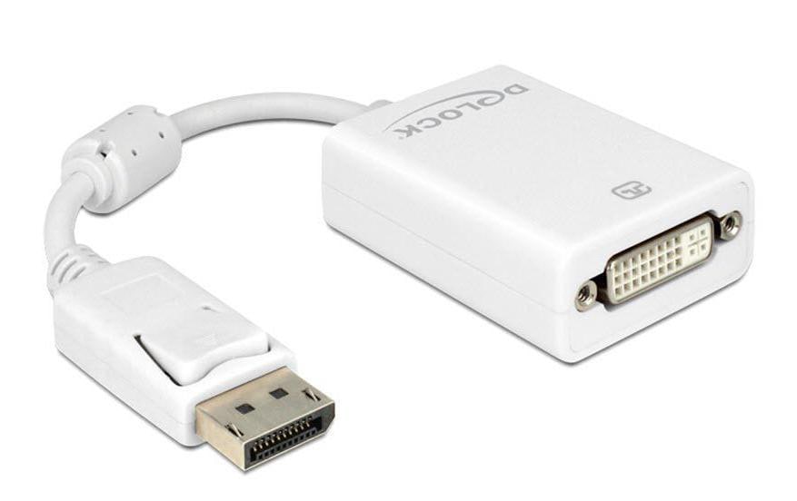 Monitoradapter DP St zu DVI24+5-Bu weiss