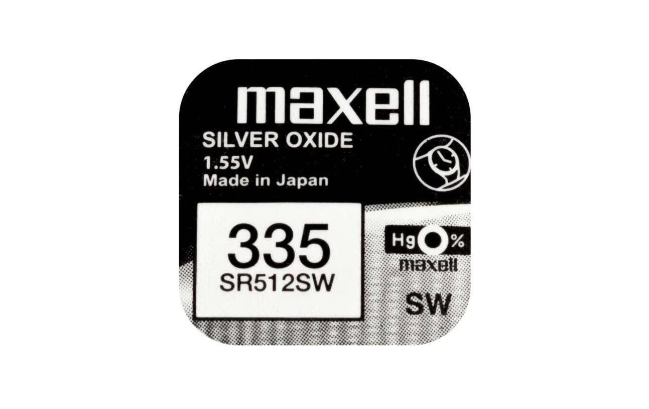 MaxellKnopfzelle SR512SW, 10er Pack