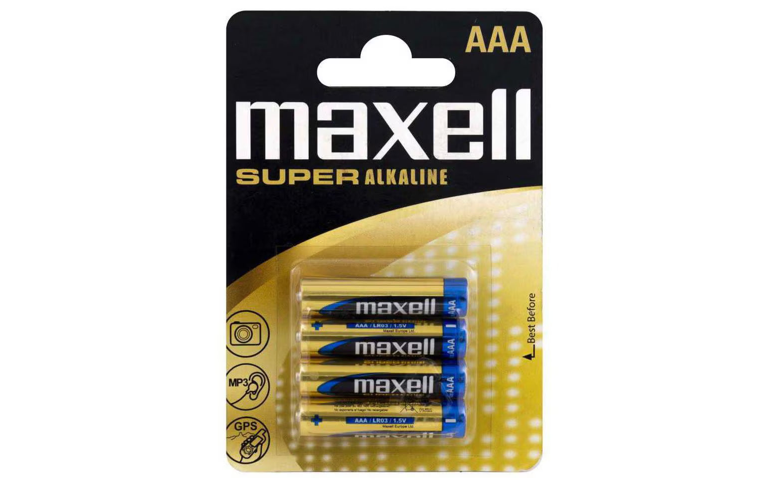 Maxell Batterie Super Alkaline AAA 4 Stück