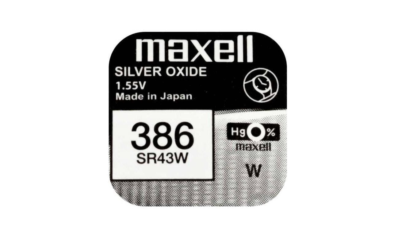 MaxellKnopfzelle SR43W, 10er Pack
