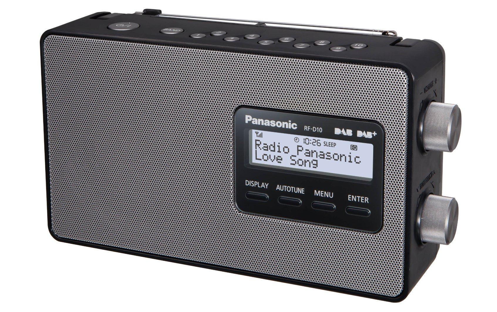 Panasonic RF-D10EG-K, schwarz, DAB+ Radio