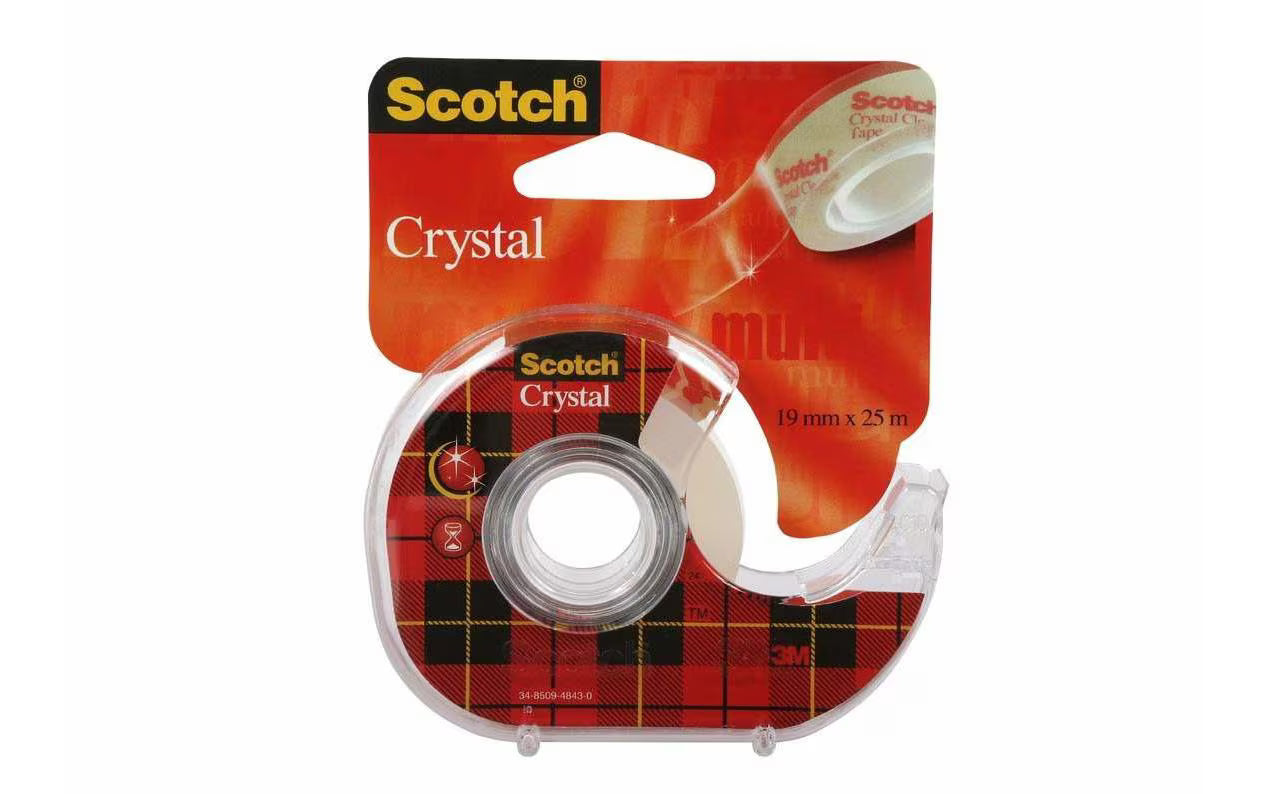 3M Scotch Crystal 19mm x 25m kristallklar