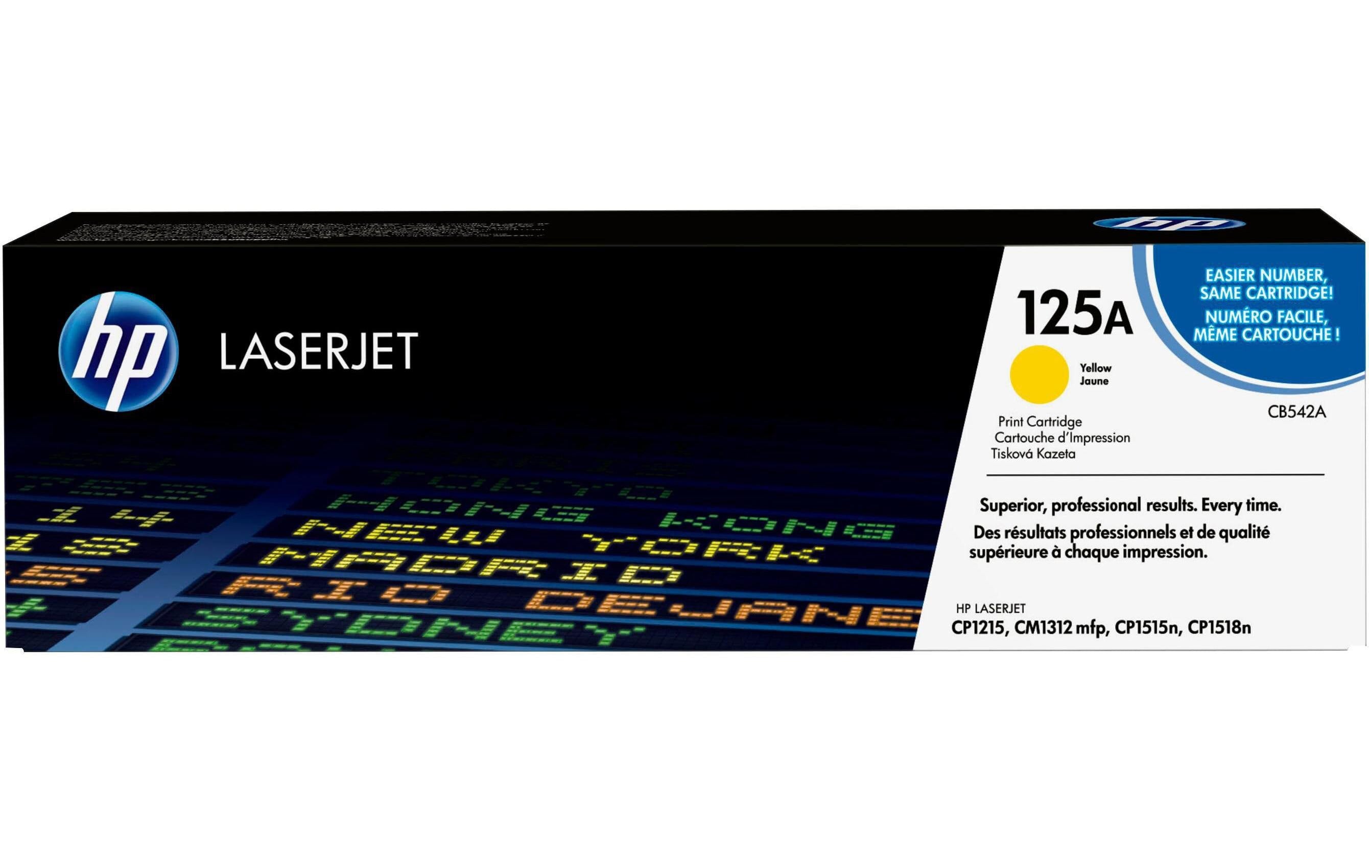 HP, Toner Nr. 125A (CB542A) Yellow