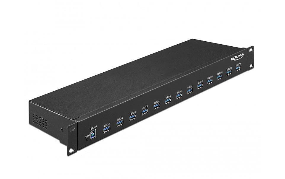Delock 64039 Industrie USB-A HUB 13x Ports