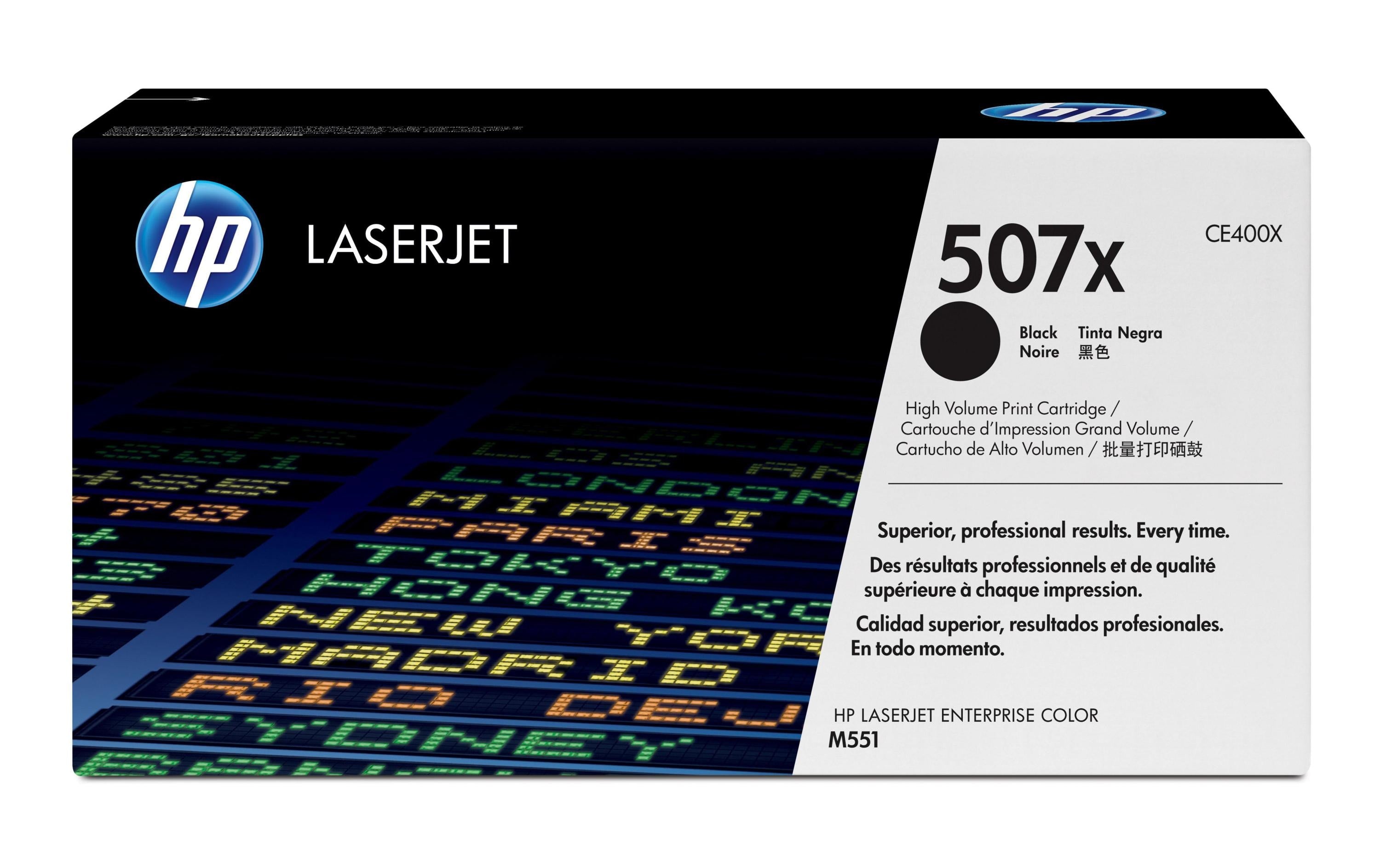 HP Toner 507X - Black (CE400X)