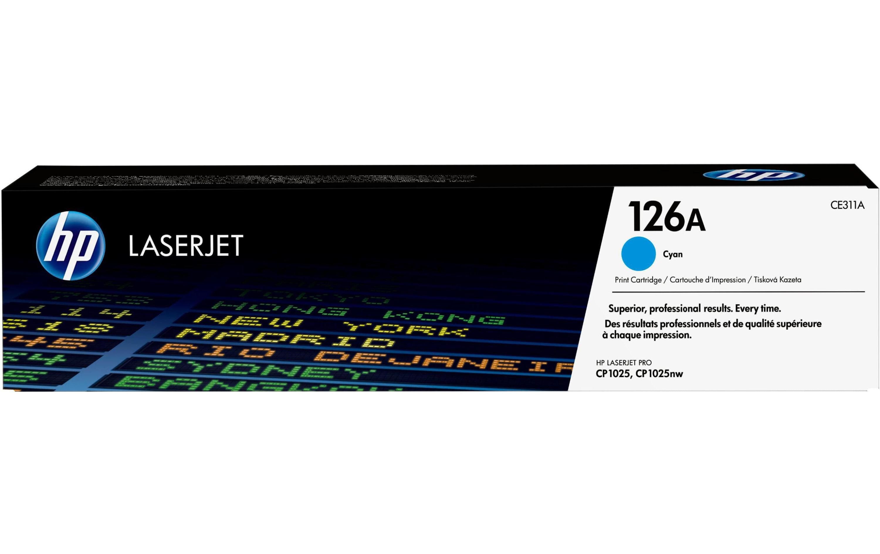 HP, Toner Nr. 126A (CE311A) Cyan