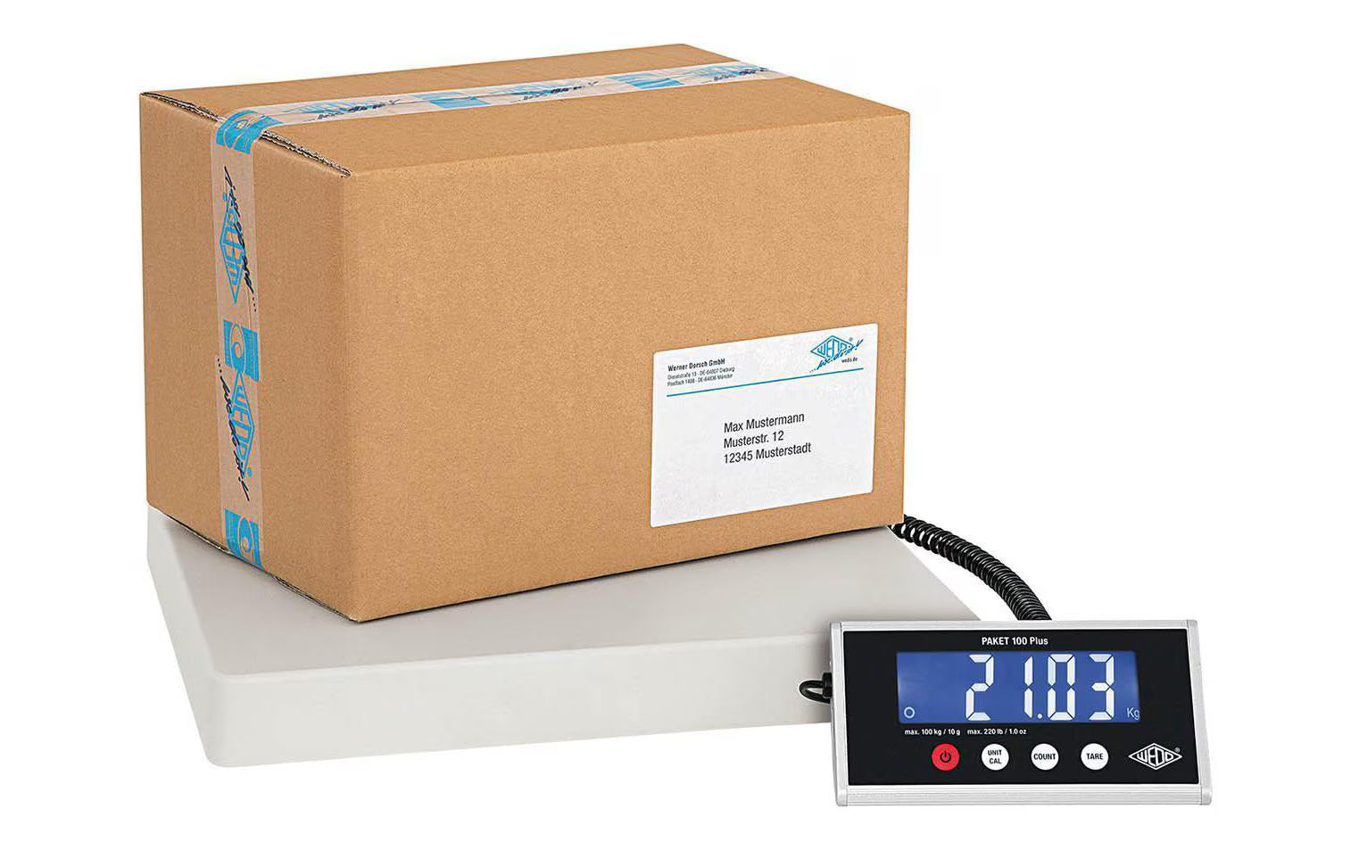 WEDO elektronische Paketwaage 100 Plus