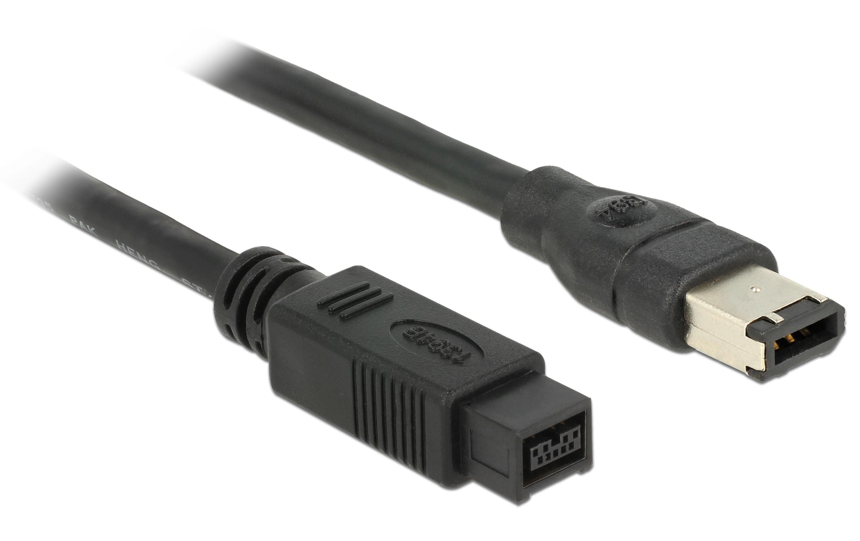 Delock FireWire-Kabel 400Mbps 9Pin-6Pin