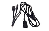 Verlängerungs-Netzkabel 230V: 1.6 Meter